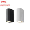 Thora Cylindre Aluminium Noir et Blanc Minimaliste B