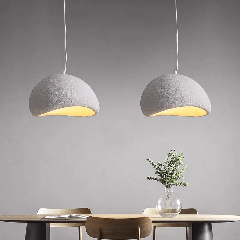 Suspension Nuage Fibre Blanche Minimaliste Design - Chambre Salon Cuisine — Nimbus