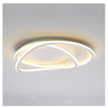 Plafonnier Anneaux Métal Blanc Minimaliste Design Moderne - Salle de Bain Salon Chambre — Maestral