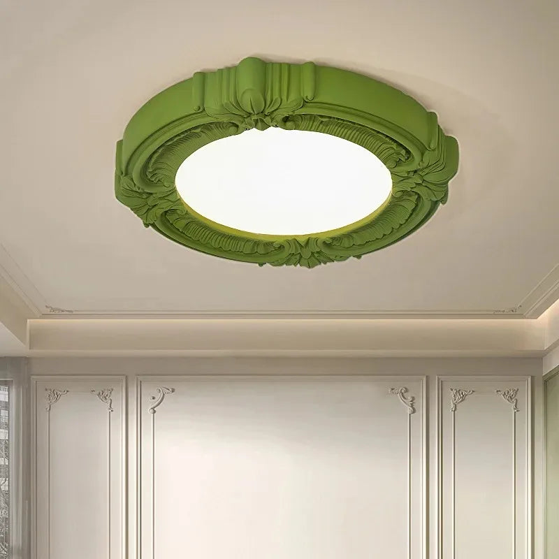 Arachne Médaillon Résine Crème Baroque