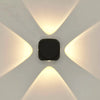 Haël Cube Métal Noir Minimaliste