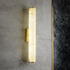 Geoffroy Cylindre Onyx Blanc et Laiton