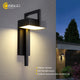Géométrique Métal Noir Mat Minimaliste — Polygo