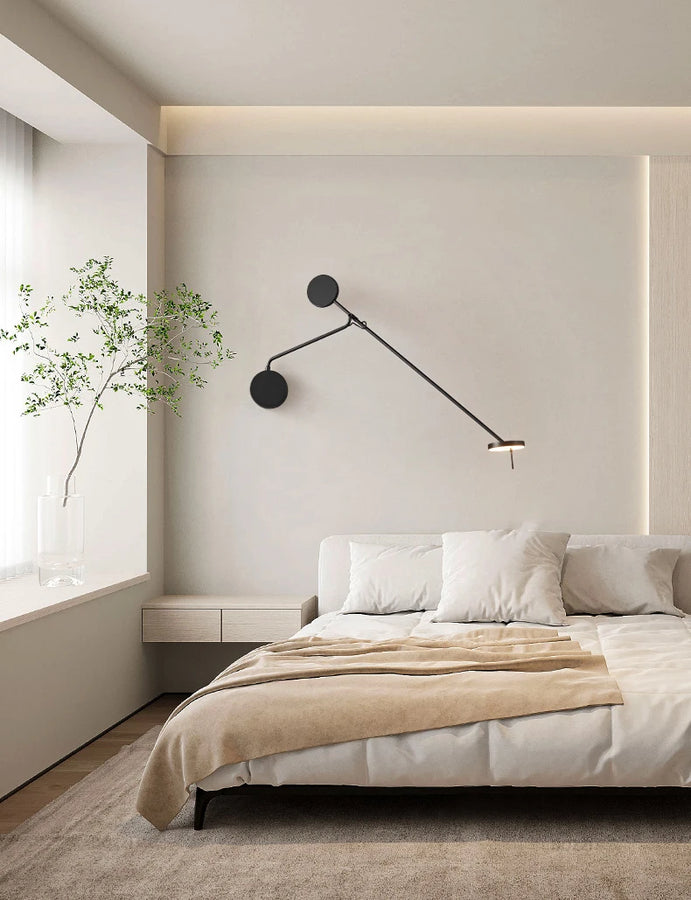 Nëris Bras Long Métal Noir Minimaliste