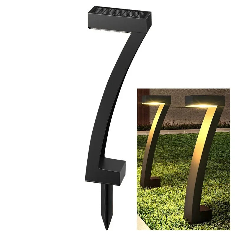 Lampadaire Arc Métal Noir Mat Minimaliste Design - Salon Bureau Chambre — Arcal