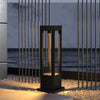 Lampadaire Lanterne Métal Noir Minimaliste Design - Salon Bureau Chambre — Falot