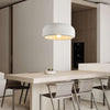 Suspension Cylindre Tissu Blanc Minimaliste Design - Chambre Salon Cuisine — Fulgor