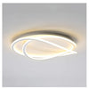 Plafonnier Anneaux Métal Blanc Minimaliste Design Moderne - Salle de Bain Salon Chambre — Maestral