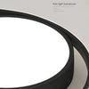 Dëris Anneaux Métal Noir et Blanc Minimaliste C