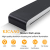 Lumis239 Rectangle Métal Noir Mat Minimaliste B
