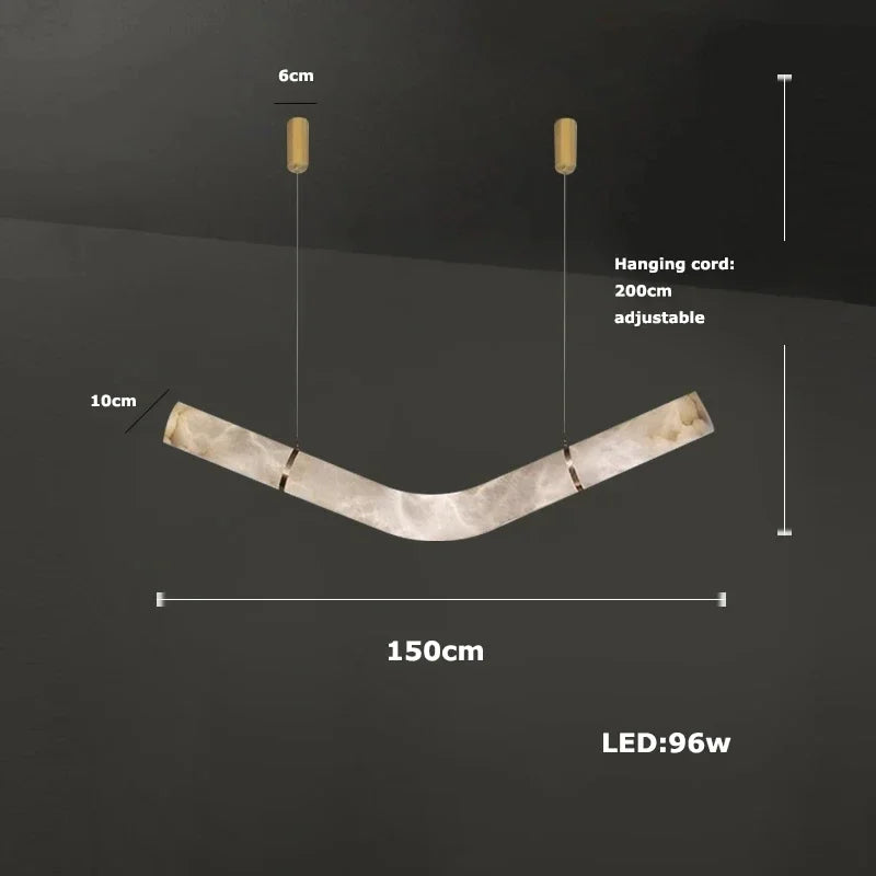 Xëlys Courbe Marbre Blanc Minimaliste