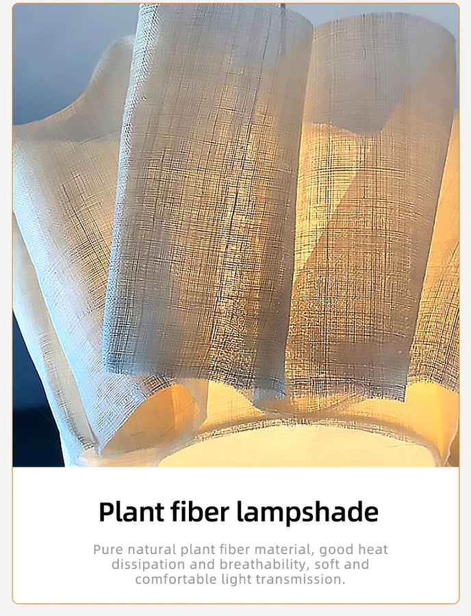 Lumis230 Pétales Tissu Lin Beige Wabi-Sabi