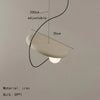 Blanche Disque Métal Cuivré Minimaliste