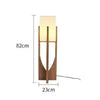 Lampadaire Géométrique Bois Naturel Minimaliste Design - Salon Bureau Chambre — Hexo