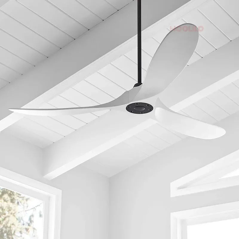 Ventilateur de Plafond Bois XXL avec Éclairage LED