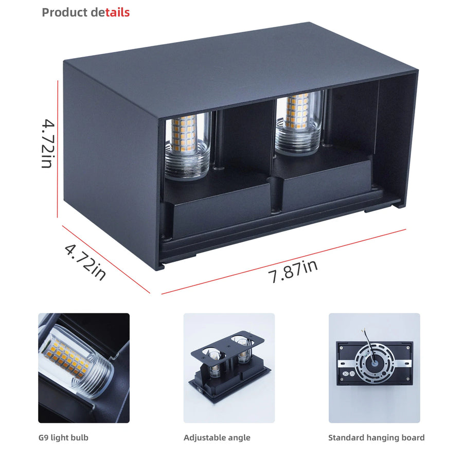 Cylindre Métal Noir Minimaliste F — Platino