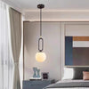 Suspension Dôme Bois Naturel et Métal Bicolore Nordique Design - Cuisine Chambre Salon — Positano