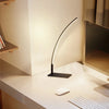 Lampe de Table Arche Aluminium Blanc Minimaliste Design - Chambre Bureau Salon — Arceau