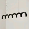 Fabrizia Arches Métal Noir Brillant Minimaliste