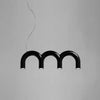 Fabrizia Arches Métal Noir Brillant Minimaliste
