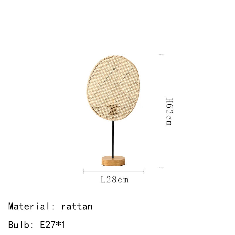 Turid Disque Rotin Tressé Minimaliste