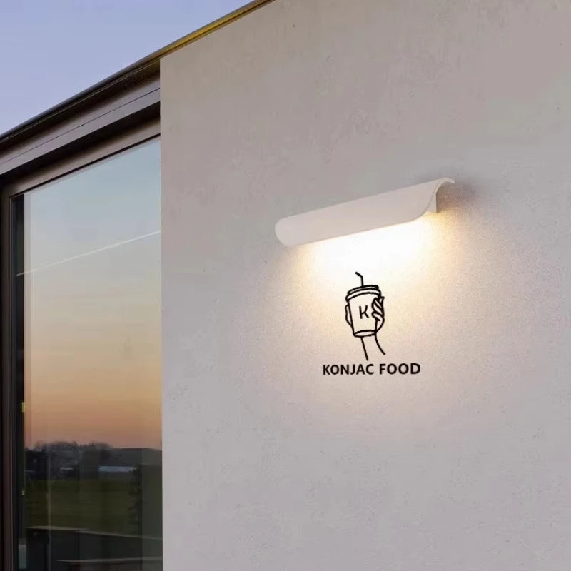 Brav Courbe Aluminium Blanc Minimaliste