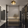 Plafonnier Anneau Bois Foncé Minimaliste Épuré Design Moderne - Salon Chambre Salle à Manger — Cyprus