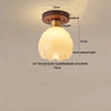 Lumio Vintage Verre Transparent et Bois Naturel