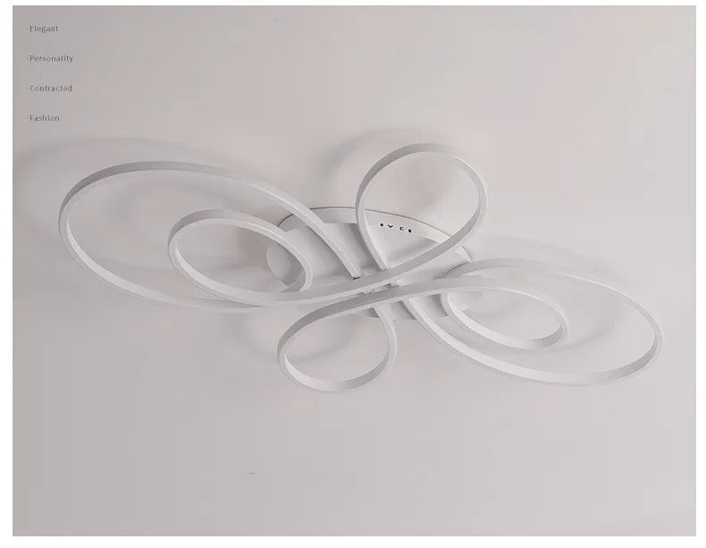 Volx Anneaux Métal Noir et Blanc Contemporain