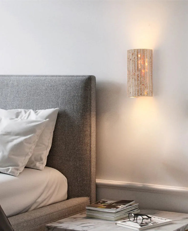 Fola Cylindre Pierre Beige Minimaliste