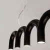 Fabrizia Arches Métal Noir Brillant Minimaliste