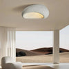Plafonnier Coquillage Plâtre Blanc Minimaliste Design Moderne - Salle de Bain Salon Chambre — Flambeau