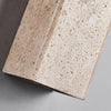 Applique Murale Demi-Sphère Céramique Beige et Bois - Chambre Salon Salle de Bain — Luna