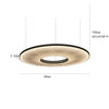 Suspension Anneaux Verre Opalin Blanc Épuré Design - Chambre Salon Cuisine — Halo
