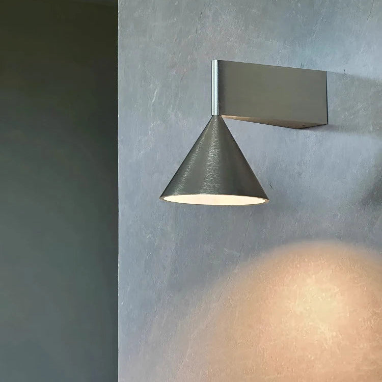 Applique Murale Longiligne Métal Noir et Orange Noire - Chambre Salon Salle de Bain — Fraxis