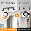 Suspension Rail Cylindres Acier Noir Mat Minimaliste Design - Chambre Salon Cuisine — Réglette
