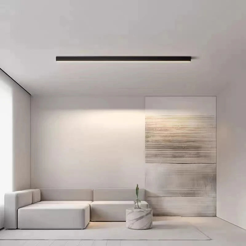 Elowen Linéaire Aluminium Noir Minimaliste