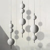 Suspension Perles Verre Coloré et Métal Épuré Design - Cuisine Salon Salle à Manger — Perla