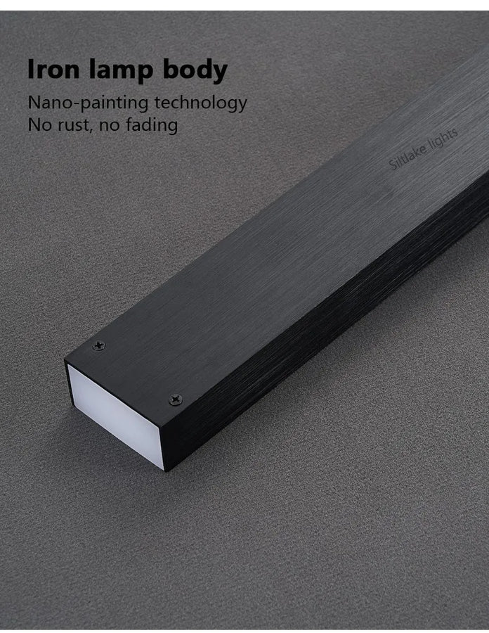 Neva Linéaire Métal Noir Mat Minimaliste