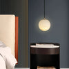 Suspension Cylindre Marbre Blanc et Laiton Épuré Design - Chambre Salon Cuisine — Procyon
