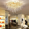 Randi Cascade Cristal et Métal Doré Luxueux