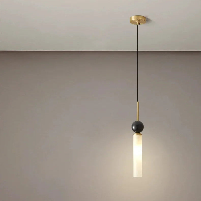 Suspension Sphères Verre Fumé et Métal Noir Boule - Cuisine Salon Salle à Manger — Quasar