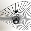 Suspension Spirale Acier Noir Mat Minimaliste Design - Cuisine Salon Salle à Manger — Volute