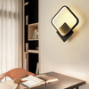 Applique Murale Anneau Métal Noir et Éclat Doré Noire Ronde - Chambre Salon Salle de Bain — Lumio