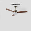 Ventilateur de Plafond Bois 3 Pales avec Éclairage