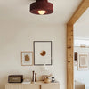 Lund Cylindre Tissu Bordeaux Minimaliste