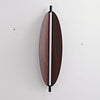 Applique Murale Ovale Bois Naturel Minimaliste Design Moderne - Chambre Salle de Bain Salon — Ovalo