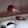 Lustre Suspension Cylindre Verre Soufflé Multicolore Art Déco - Salon Salle à Manger — Fuste