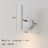 Malaga Cylindre Métal Blanc Minimaliste