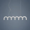 Fabrizia Arches Métal Noir Brillant Minimaliste